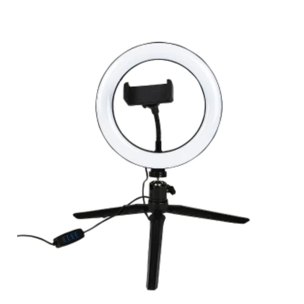 Max Charge Led Ring Light + Phone Holder